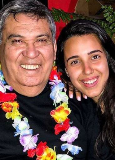 Alexia Notto with her father